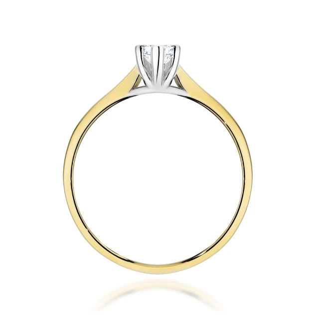 copy of Gold Ring 585 mit Diamant Diamant Diamant 0.10ct