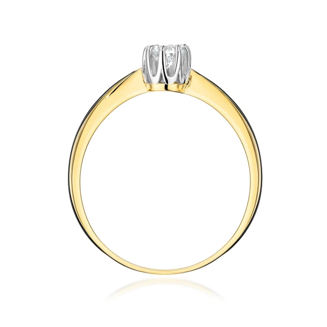 copy of Gold Ring 585 mit Diamant Diamant Diamant 0.10ct