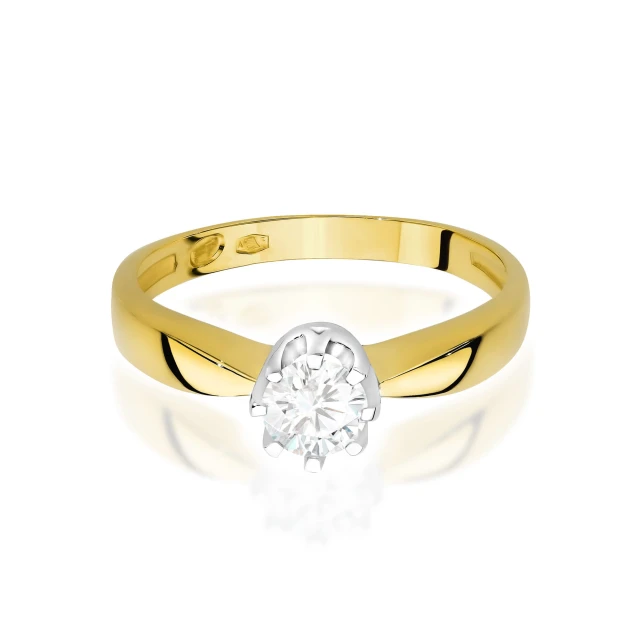 copy of Gold Ring 585 mit Diamant Diamant Diamant 0.10ct