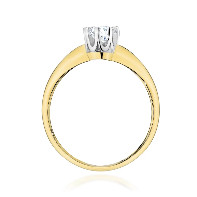 copy of Gold Ring 585 mit Diamant Diamant Diamant 0.10ct