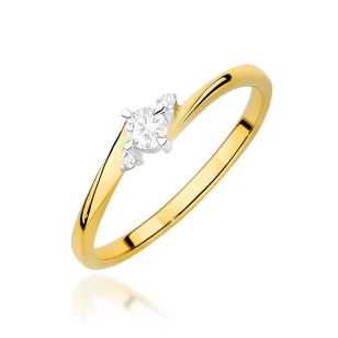 Gold Diamant Ring EY-45 0.10ct | ergold