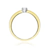 Gold Diamant Ring EY-45 0.10ct | ergold