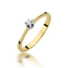 Gold Ring 585 mit Diamant Diamant Diamant 0.04ct