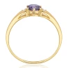 Gold Ring Zirconie Nur ein Smaragd | ergold