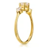 Goldring mit Strasssteinen SQUARE P2.1296 | ergold