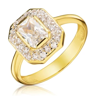 Goldring WHITE STONES 585 | ergold