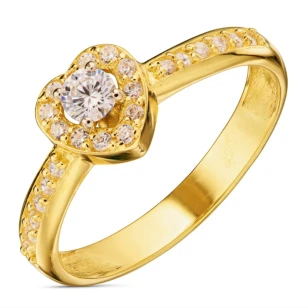 Gold Heart Verlobungsring P1.773mP | ergold