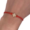 Vergoldetes Armband Red String CLOVER SBZ19 | ergold