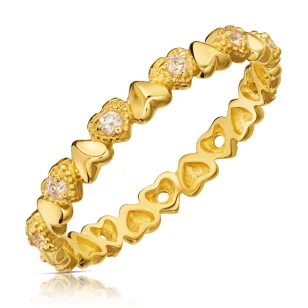 ZARTER RING WEISS + GELBGOLD P1.802 | ergold