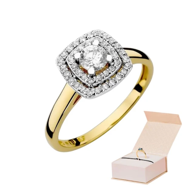 copy of Gold Ring 585 mit Diamant Diamant Diamant 0.10ct