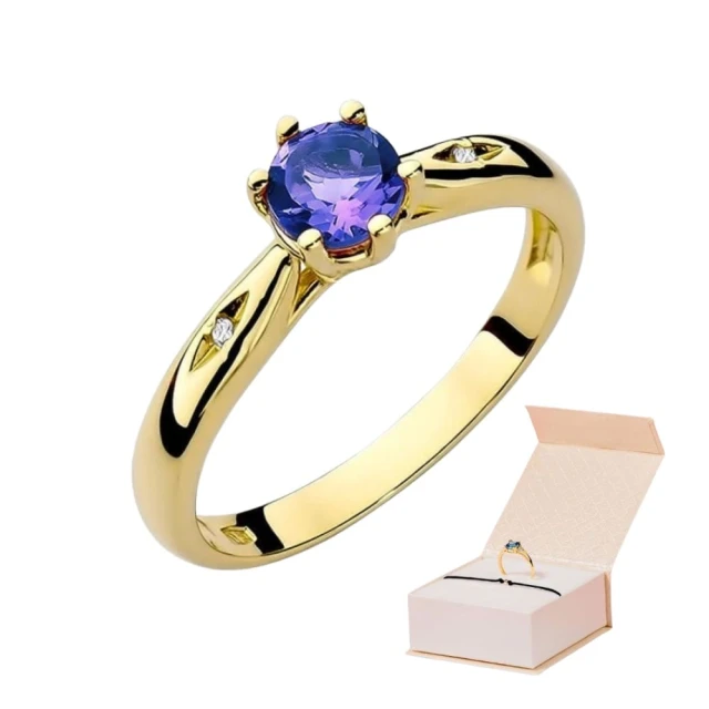 copy of Gold Ring 585 mit Diamant Diamant Diamant 0.10ct