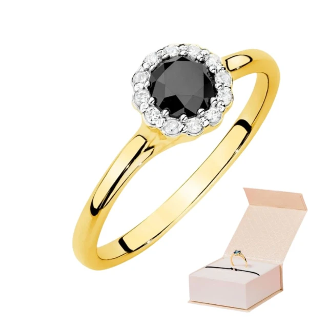 copy of Gold Ring 585 mit Diamant Diamant Diamant 0.10ct