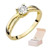 Gold Ring 585 mit Diamant Diamant Diamant 0.08ct