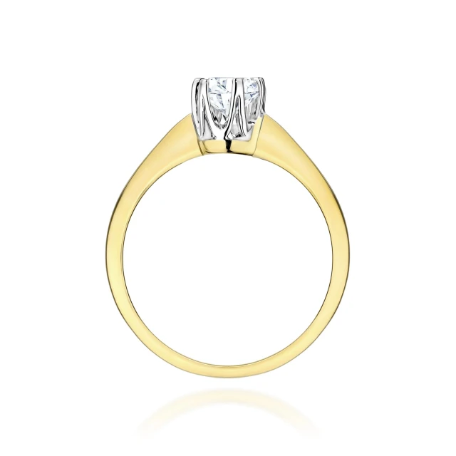 copy of Gold Ring 585 mit Diamant Diamant Diamant 0.10ct