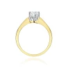 Gold Diamant Ring EY-45 0.10ct | ergold