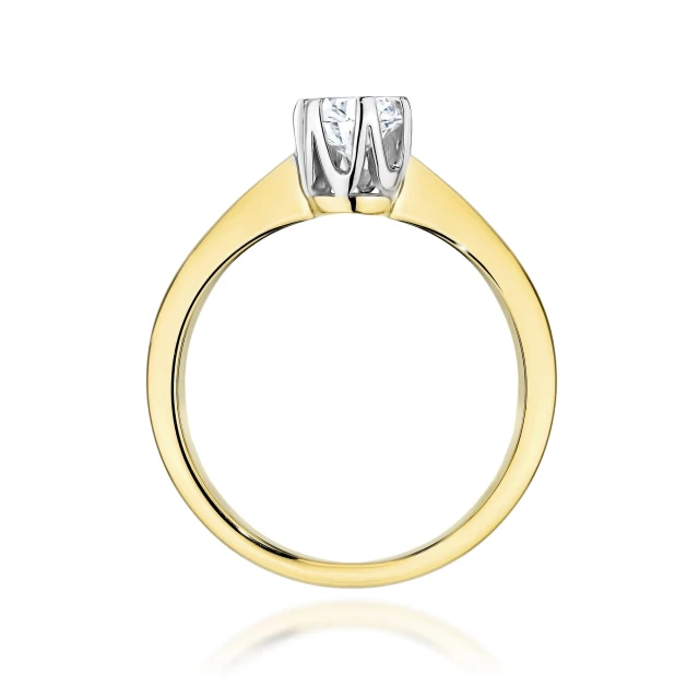 copy of Gold Ring 585 mit Diamant Diamant Diamant 0.10ct