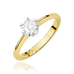 Gold Diamant Ring EY-45 0.10ct | ergold