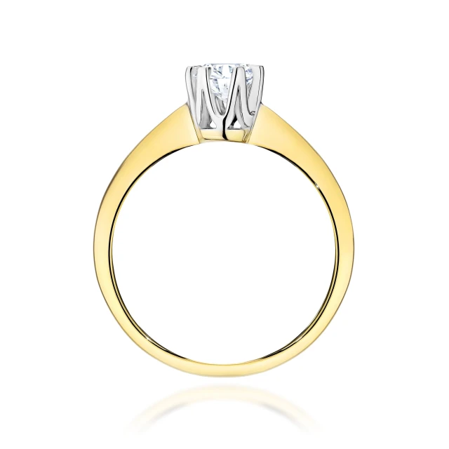 copy of Gold Ring 585 mit Diamant Diamant Diamant 0.10ct