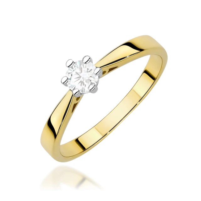 copy of Gold Ring 585 mit Diamant Diamant Diamant 0.10ct