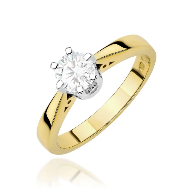 copy of Gold Ring 585 mit Diamant Diamant Diamant 0.10ct