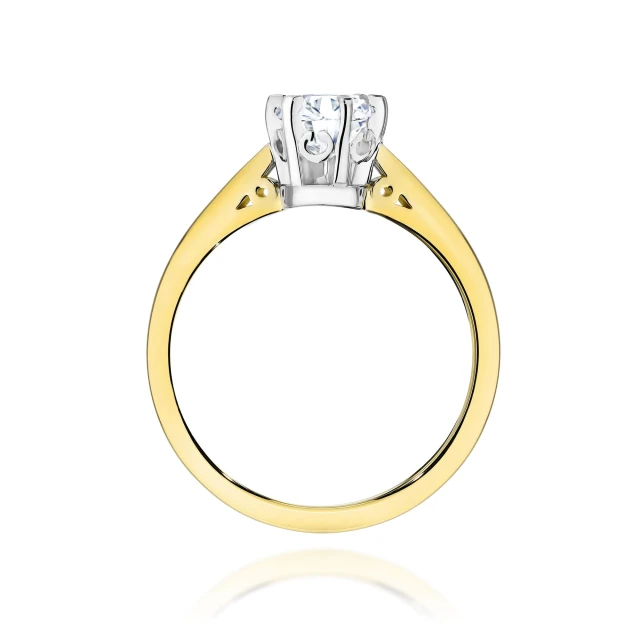 copy of Gold Ring 585 mit Diamant Diamant Diamant 0.10ct