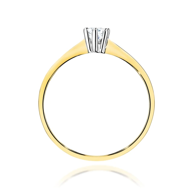 copy of Gold Ring 585 mit Diamant Diamant Diamant 0.10ct