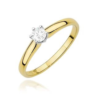 Gold Diamant Ring EY-45 0.10ct | ergold