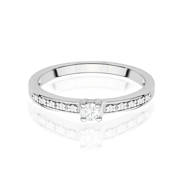 copy of Gold Ring 585 mit Diamant Diamant Diamant 0.10ct