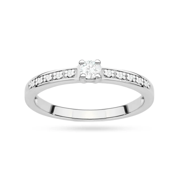 copy of Gold Ring 585 mit Diamant Diamant Diamant 0.10ct