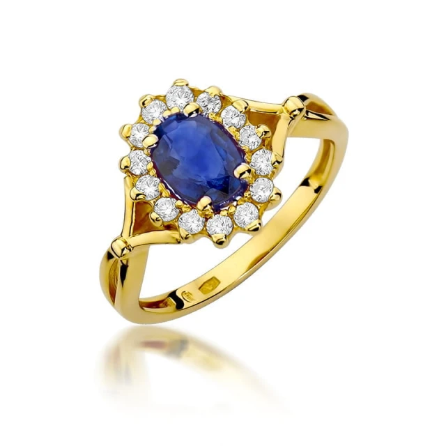 copy of Goldring 585 mit Diamant Saphir 0.50ct