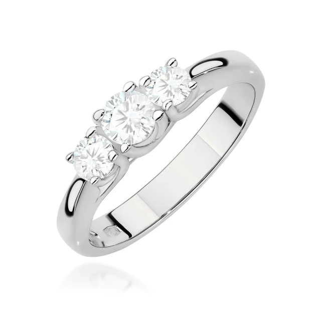 copy of Gold Ring 585 mit Diamant Diamant Diamant 0.10ct