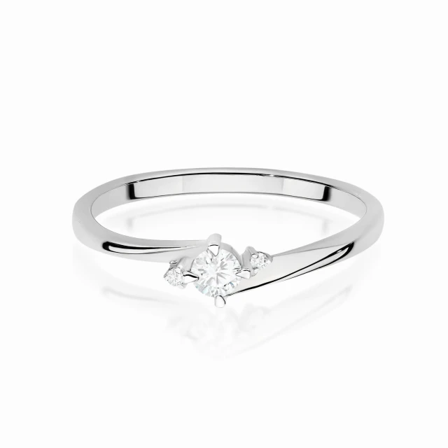 copy of Gold Ring 585 mit Diamant Diamant Diamant 0.10ct