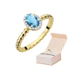 Pierścionek topaz złoty 0,50ct