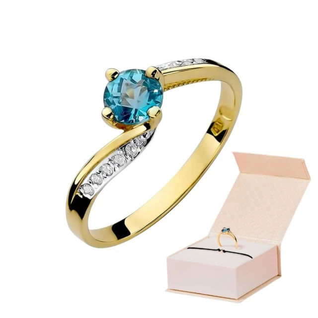 copy of Gold Ring 585 mit Diamant Diamant Diamant 0.10ct