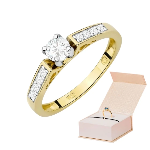copy of Gold Ring 585 mit Diamant Diamant Diamant 0.10ct