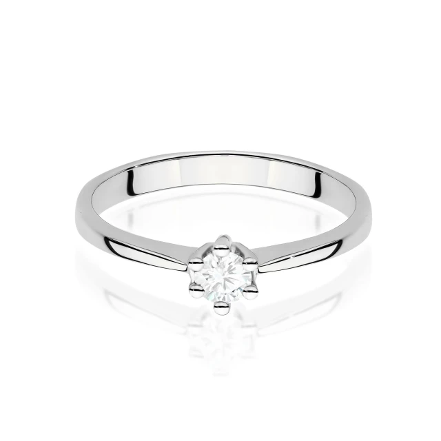 copy of Gold Ring 585 mit Diamant Diamant Diamant 0.10ct