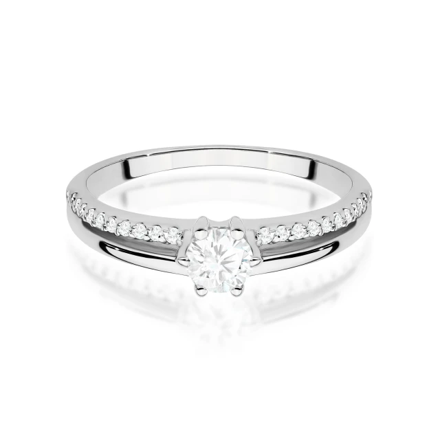 copy of Gold Ring 585 mit Diamant Diamant Diamant 0.10ct