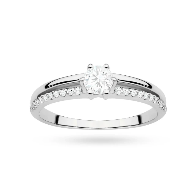 copy of Gold Ring 585 mit Diamant Diamant Diamant 0.10ct