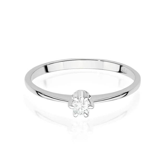 copy of Gold Ring 585 mit Diamant Diamant Diamant 0.10ct