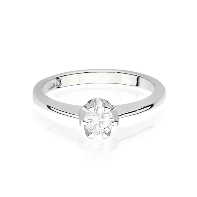 copy of Gold Ring 585 mit Diamant Diamant Diamant 0.10ct