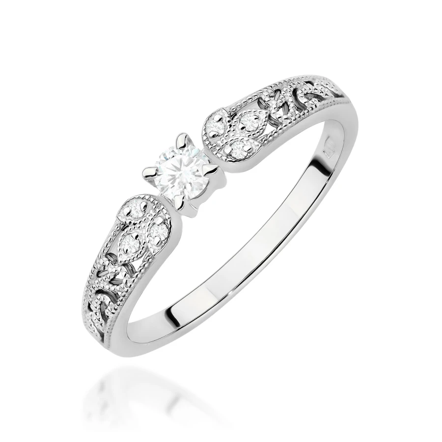 Gold Diamant Ring EY-45 0.10ct | ergold