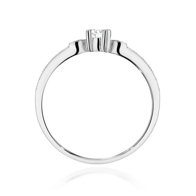 copy of Gold Ring 585 mit Diamant Diamant Diamant 0.10ct