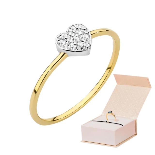 copy of Gold Ring 585 mit Diamant Diamant Diamant 0.10ct