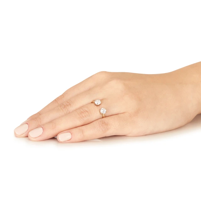 Goldring mit Galaxy Strasssteinen