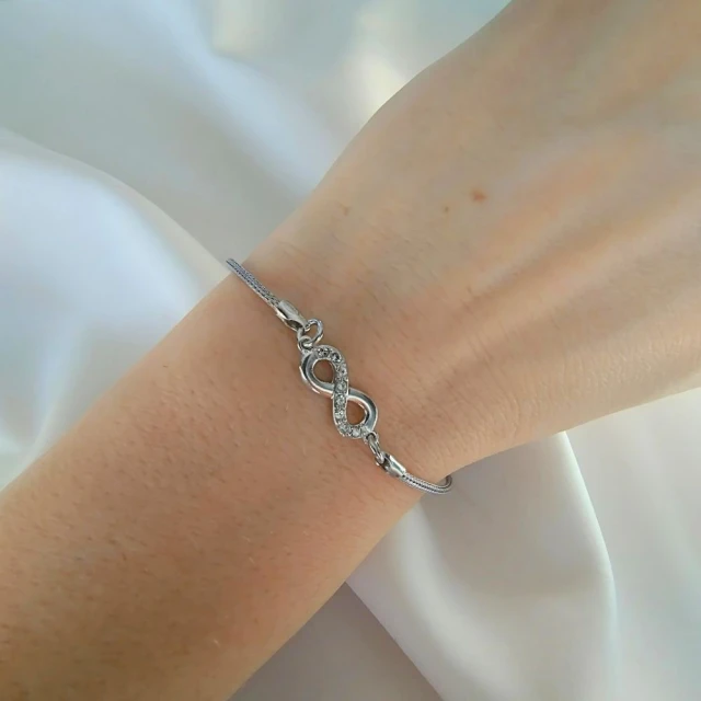 Silber Infinity Armband