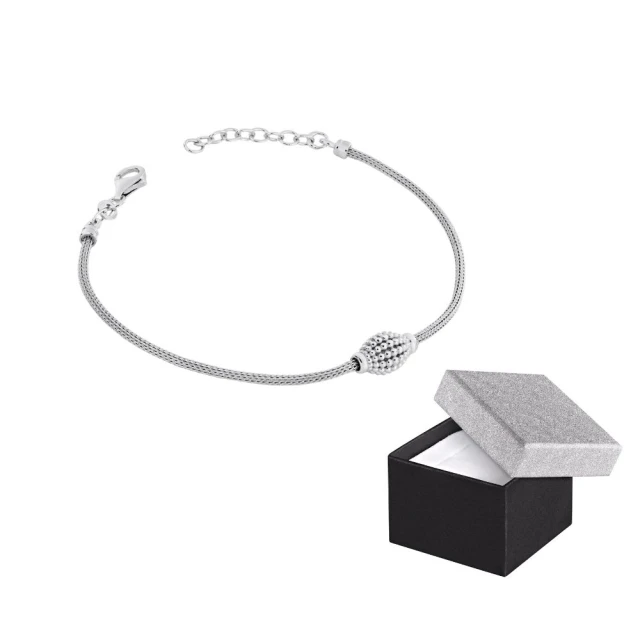 Silbernes Armband mit Lauf