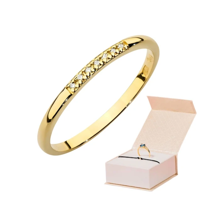 copy of Gold Ring 585 mit Diamant Diamant Diamant 0.10ct