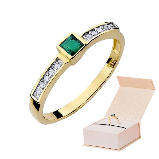 copy of Gold Ring 585 mit Diamant Diamant Diamant 0.10ct