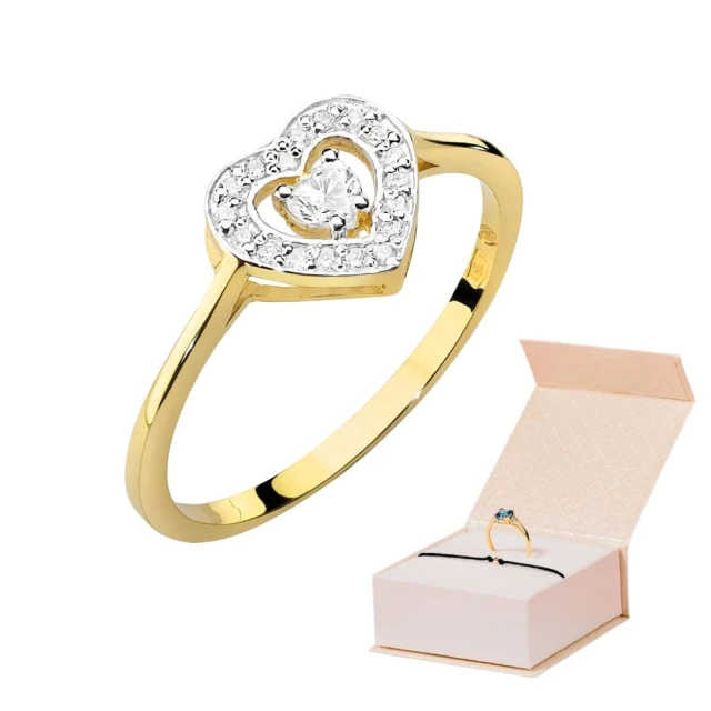 copy of Gold Ring 585 mit Diamant Diamant Diamant 0.10ct