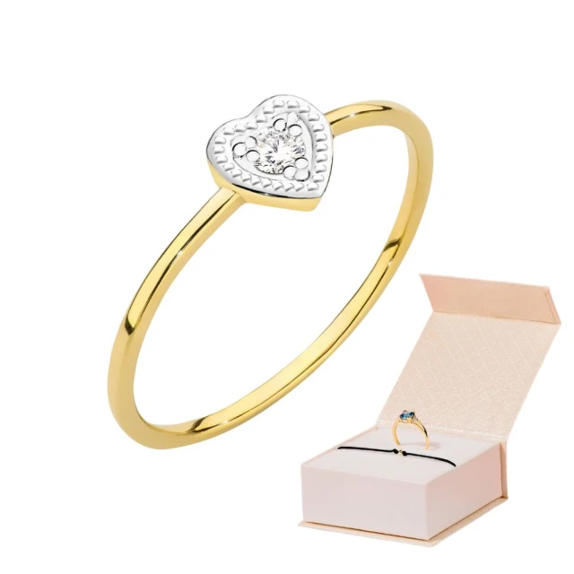 copy of Gold Ring 585 mit Diamant Diamant Diamant 0.10ct